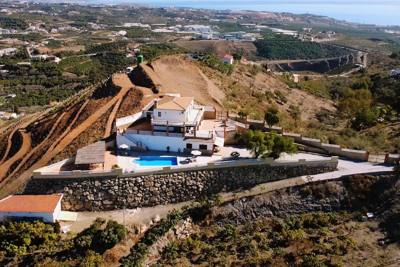 Villa El Palomar Azul With Pool And Sea View Benajarafe Exterior foto