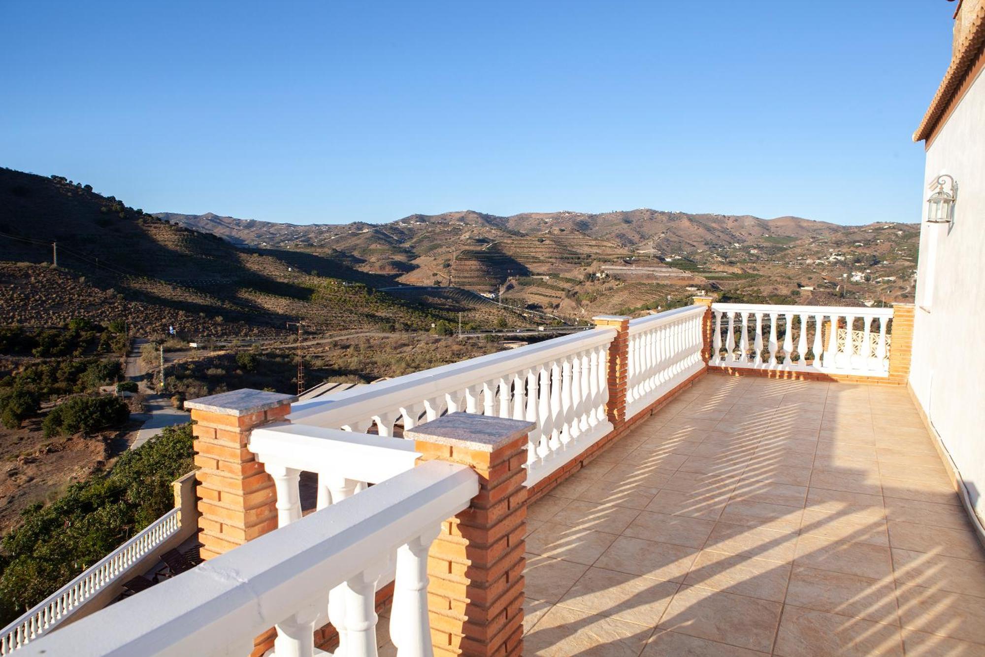 Villa El Palomar Azul With Pool And Sea View Benajarafe Exterior foto